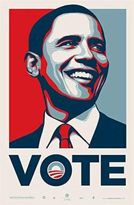 SHEPARD FAIREY - OBEY -  VOTE - Limited Edition - Obama 2008p
