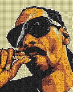 SATOSHI NAKAMOTO - " The Top Dogg " - Ministeck (pixels)
